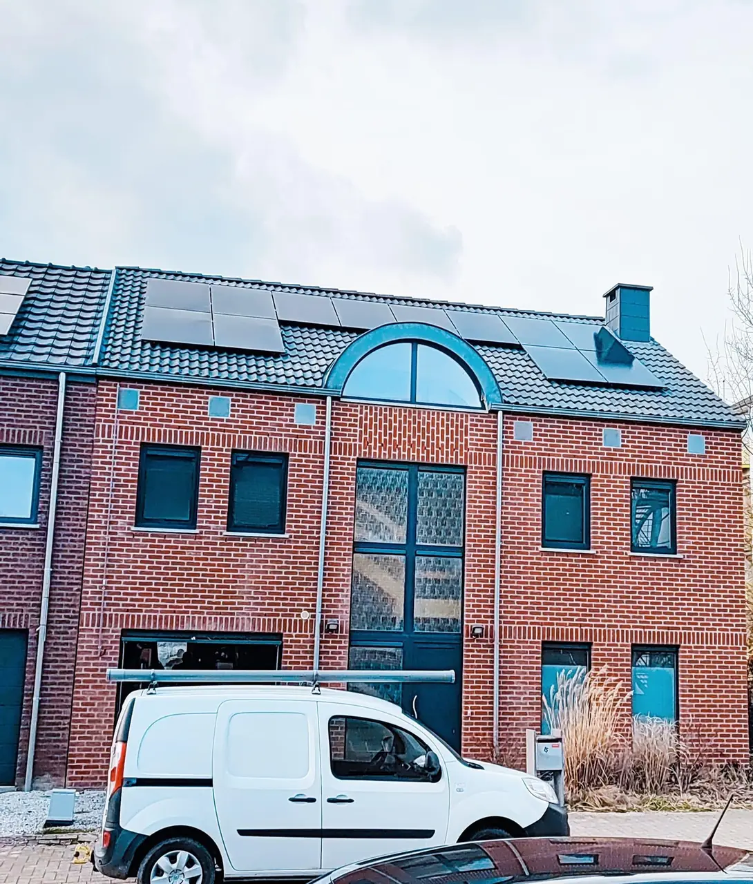 Maison à Waterloo équipée de 12 panneaux photovoltaïques